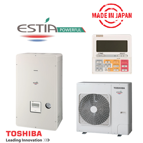 termop toshiba estia powerful | Термопомпи TOSHIBA Estia от 8,52 до 16,74 kW монофазна