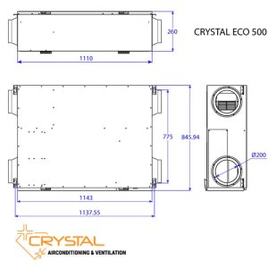 rekup crystal eco 8 | Рекуператори CRYSTAL Eco